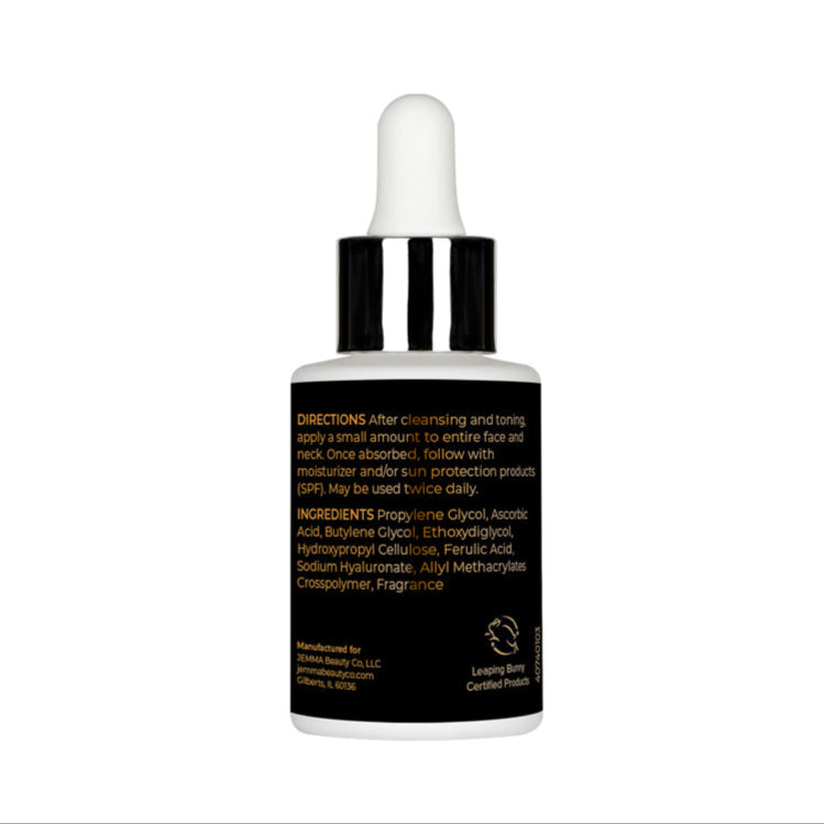 Daily Defense Vita C + Ferulic Acid Serum - Directions & Ingredients